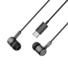 XO vezetékes fülhallgató EP81 USB-C fekete