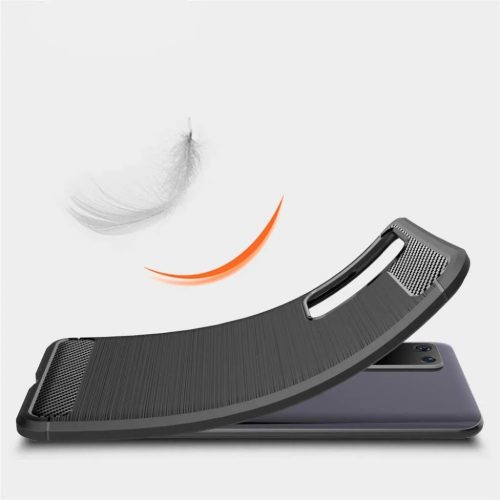 Carbon mintájú TPU tok Huawei P40 fekete