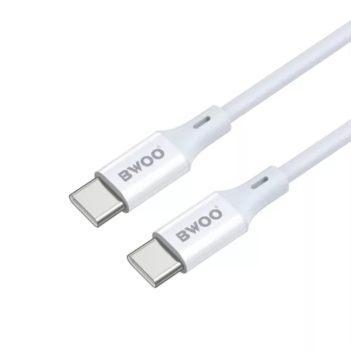 BWOO 60W USB-C - USB-C kábel, TPE + ABS 2 m