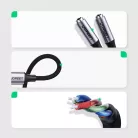 Ugreen USB Type-C 2x 3.5 mm mini jack elosztó/átalakító kábel 20 Cm szürke (30732)