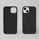 Szilikon Vékony Mag tok iPhone 16 Pro 6,3" fekete tok