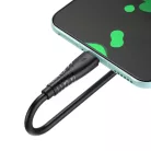 BWOO Kábel USB - USB-C 1m 27W 3A Fekete BO-X318C