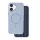 Csillogó Vékony Mag tok iPhone 16 6,1" kék tok