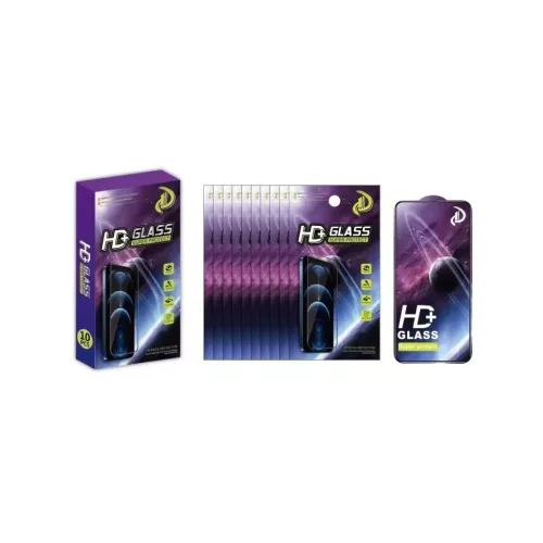 9D üvegfólia Samsung Galaxy S24 FE fekete kerettel 10 az 1-ben