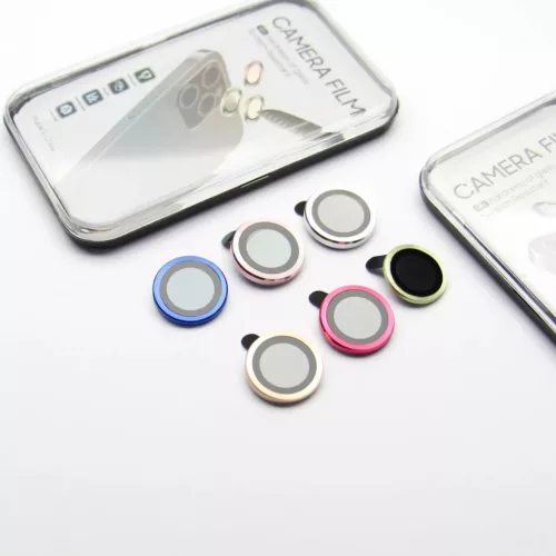 Lencsevédő üveg iPhone 14 6,1" / iPhone 14 Plus 6,7" piros (2db) üvegfólia