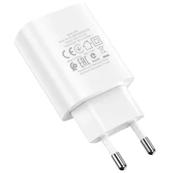   Borofone BN1 Hálózati töltő adapter USB 2.1A + USB Type-C kábel fehér