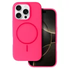Magsafe Slim Szilikon iPhone 14 Pro Max tok pink