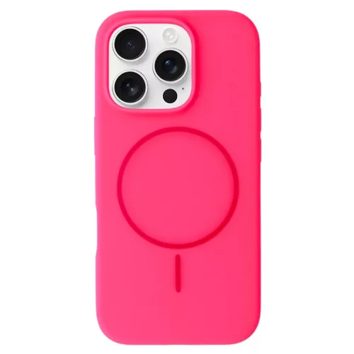 Magsafe Slim Szilikon iPhone 14 Pro Max tok pink
