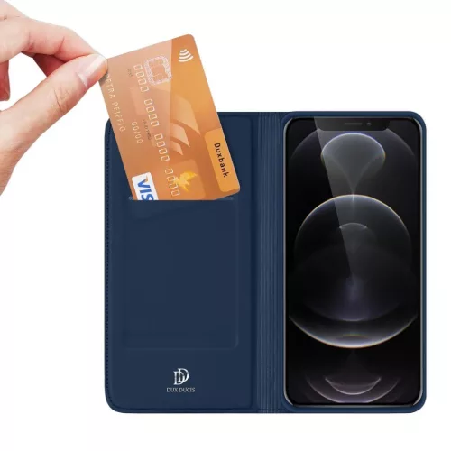 iPhone 13 Pro Dux Ducis Skinpro fliptok sötétkék