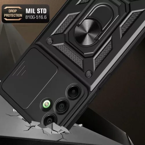 Samsung Galaxy A17 tok Tech-protect Camshield Pro Fekete