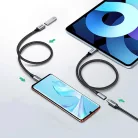 Ugreen US372 30205 USB-C - USB-C PD QC kábel 100W 5A 10Gbps 1m - szürke