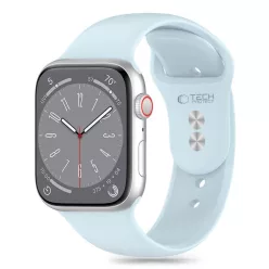   Tech-Protect Szilikonszíj Apple Watch 4 / 5 / 6 / 7 / 8 / 9 / SE (38 / 40 / 41 mm) - Kék