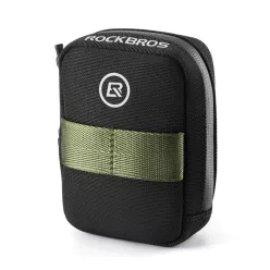   Rockbros Mini Nyereg Alatti Táska CO2 Tartóval - Fekete/Zöld