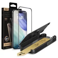   iPhone 17 Pro Max átlátszó ESR UltraFit Armorite Pro edzett üveg üvegfólia