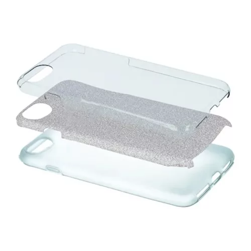 iPhone 13 Pro Max 6.7'' Shining flitteres tok ezüst