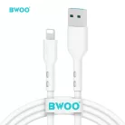BWOO X172L USB - Lightning kábel 1,0m 3A fehér
