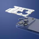 iPhone 17 Pro / 17 Pro Max kamera lencsevédő üvegfólia kék