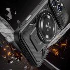 iPhone 17 Pro Max Defender Armor Mag tok fekete