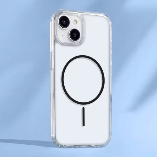 iPhone 17 Pro Max Anti Shock Vékony Mag tok fekete nyitott gyűrűs tok