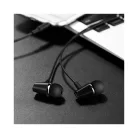 HOCO vezetékes fülhallgató Jack 3,5 mm mikrofonnal M34 fekete
