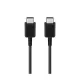 Eredeti kábel Samsung DA705BBE GP-TOU021RFBBW USB-C - USB-C 1M Fekete (bulk EU)