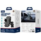 JELLICO autós telefontartó gravitációs szellőzőre PH32 Fekete