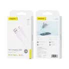 FONENG kábel XS07 Lightning 2.4A 1M Fehér