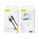 FONENG kábel XS07 Lightning 2.4A 1M Fekete