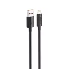 FONENG kábel XS07 Lightning 2.4A 1M Fekete