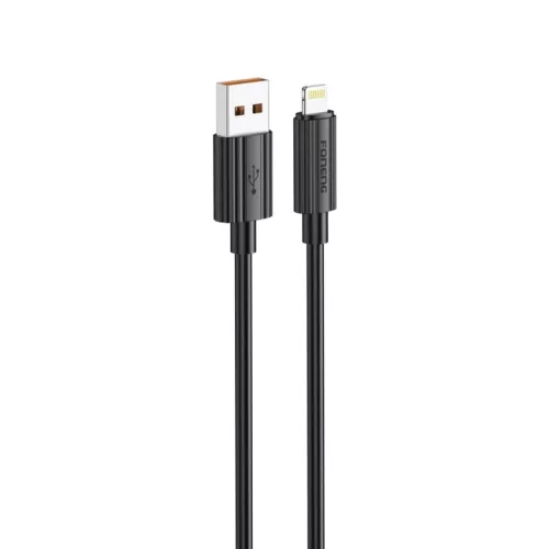 FONENG kábel XS07 Lightning 2.4A 1M Fekete