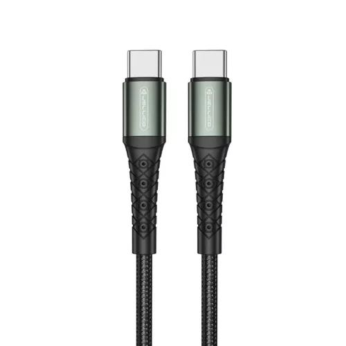 JELLICO kábel B10 USB-C - USB-C PD 60W 1M Fekete