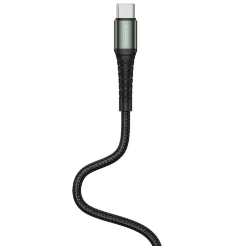 JELLICO kábel B10 USB-C - USB-C PD 60W 1M Fekete