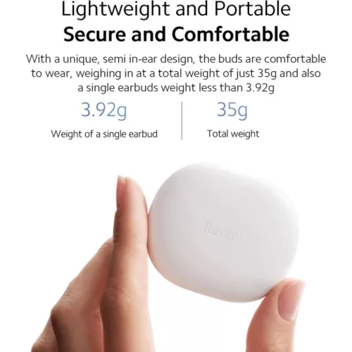 Xiaomi Redmi Buds 4 Lite Vezeték Nélküli Fülhallgató Fekete