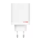 OnePlus SUPERVOOC 120W Dual USB-A + USB-C Utazótöltő + USB-C/USB-C Kábel Fehér