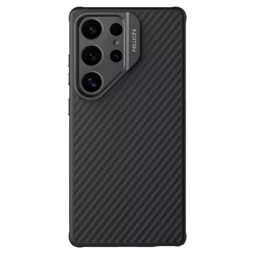 Samsung Galaxy S25 Ultra Fekete Nillkin CarboProp Aramid Mágneses Tok