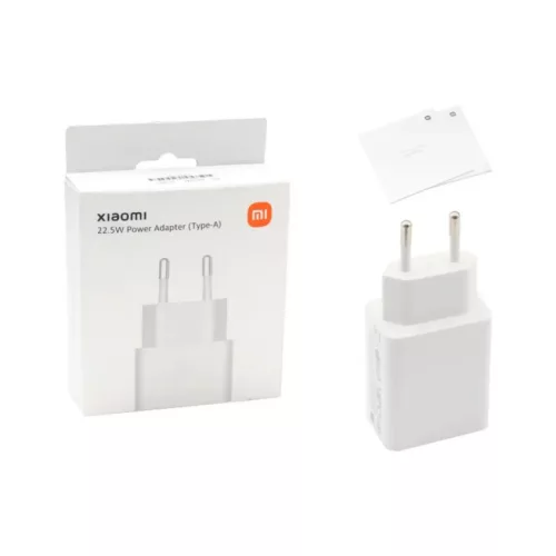 Xiaomi MDY-11-EP USB-A 22,5W hálózati USB töltő adapter fehér