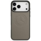 iPhone 17 Pro Max Mercedes Bőr Vintage Logó MagSafe tok taupe