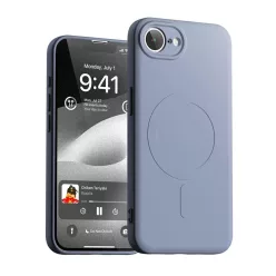 Mercury Semi-Silicone MagSafe iPhone 16e/17e lila tok