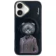 Nimmy Mágneses divatos cuki háziállat MagSafe tok iPhone 16 - fekete