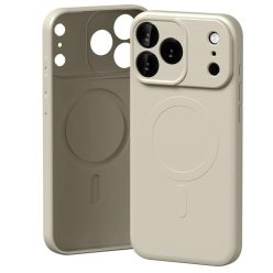   iPhone 17 Pro Max kőszínű Mercury részlegesen szilikon MagSafe tok