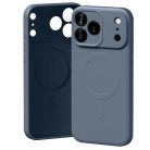 iPhone 17 Pro Max Sierra Kék Mercury részben szilikon MagSafe tok