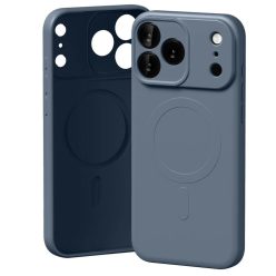   iPhone 17 Pro Max Sierra Kék Mercury részben szilikon MagSafe tok