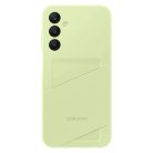 Samsung Card Slot Case EF-OA156TMEGWW kártyatartóval Samsung Galaxy A15 / A15 5G-hez - zöld tok