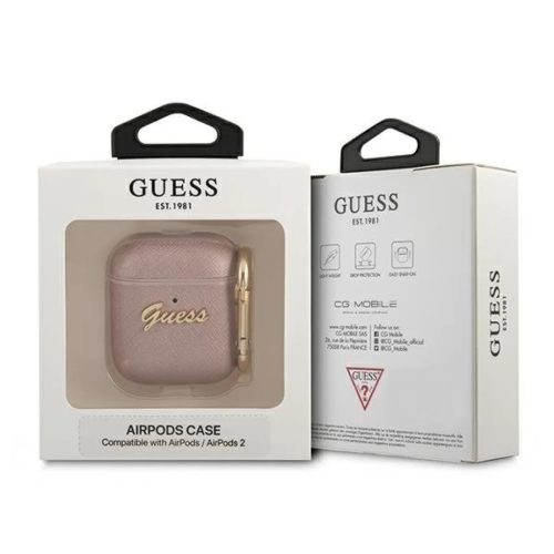 Guess GUA2SASMP 4G Saffiano AirPods 1/2 tok pink