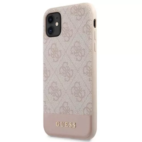 Guess 4G Stripe Kollekció tok iPhone 11 / Xr 6.1" - Rózsaszín tok