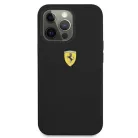 Ferrari FESSIHCP13LBK iPhone 13 Pro / 13 6.1" fekete/fekete keménytok szilikon tok