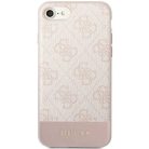 Guess GUHCI8G4GLPI iPhone 7/8/SE 2020/2022 pink/pink kemény tok 4G Stripe Collection tok