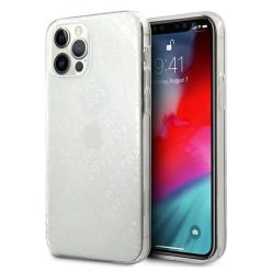   Guess GUHCP12L3D4GTR iPhone 12 Pro Max 6.7" átlátszó keménytok 4G 3D Minta Kollekció tok