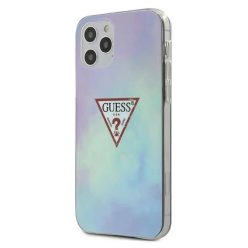   Guess GUHCP12LPCUMCGC02 iPhone 12 Pro Max 6.7" kék/kék kemény tok Tie & Dye Kollekció