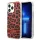 Guess GUHCP13LHSLEOR iPhone 13 Pro piros/piros kemény tok Leopard
